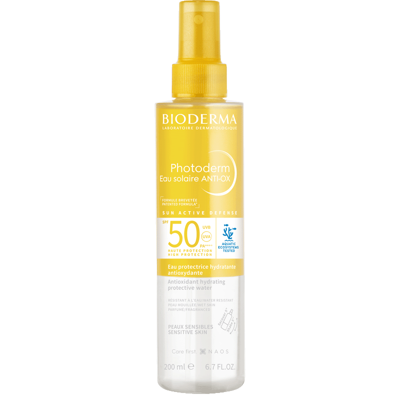 Eau solaire ANTI-OX SPF50