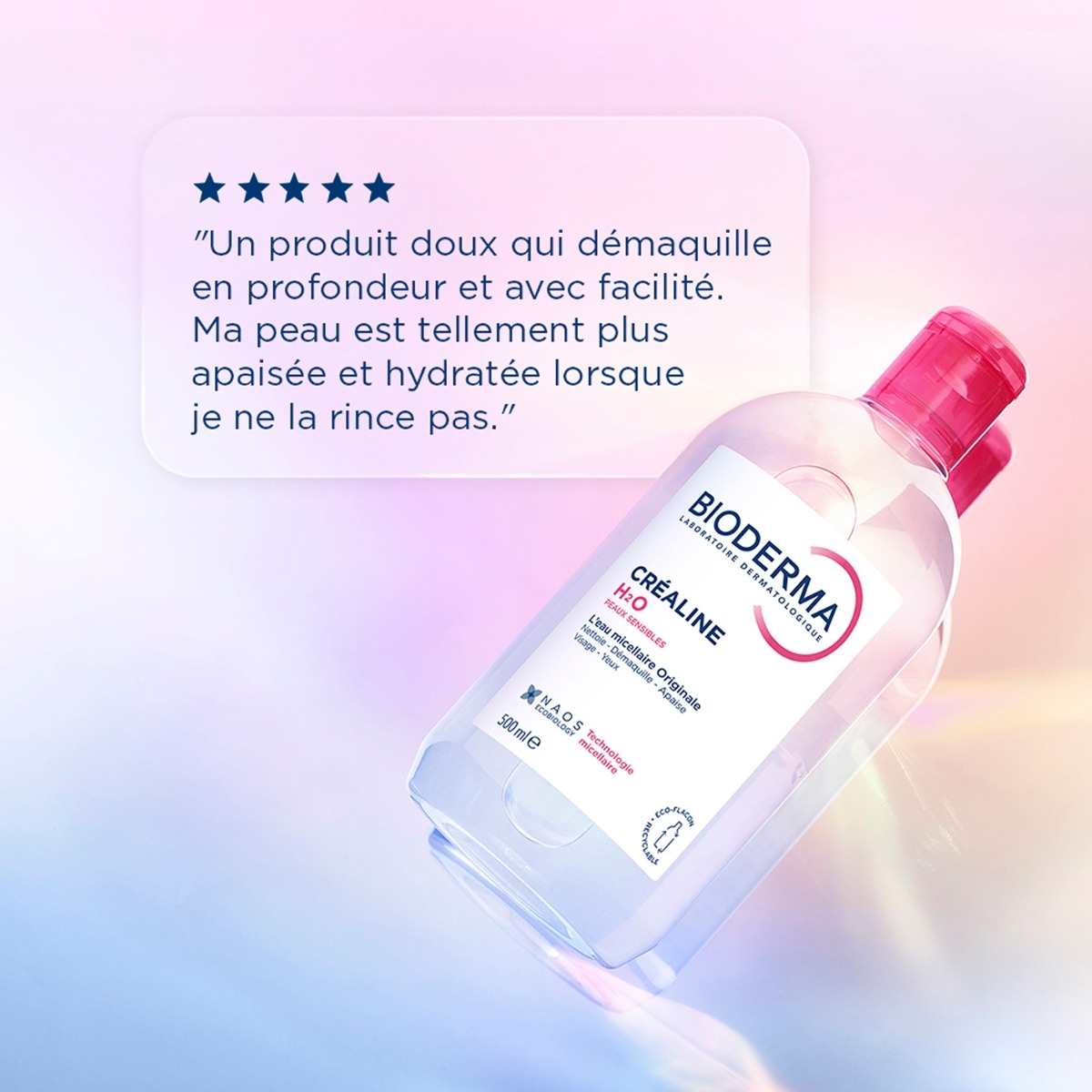 Créaline H20 Lot de 2 x 500ML - Instruction for use