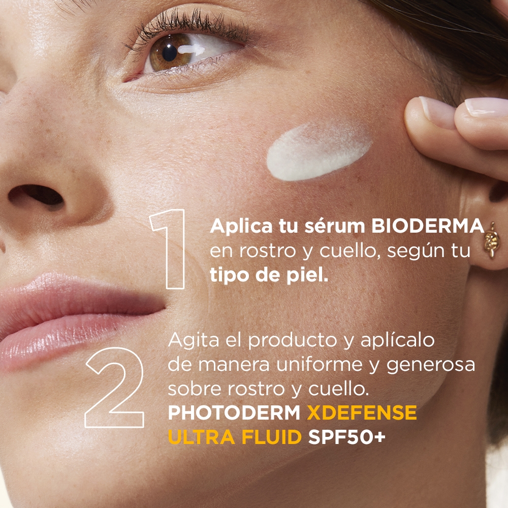 XDefense Ultra-Fluid SPF50+ invisible - Instruction for use