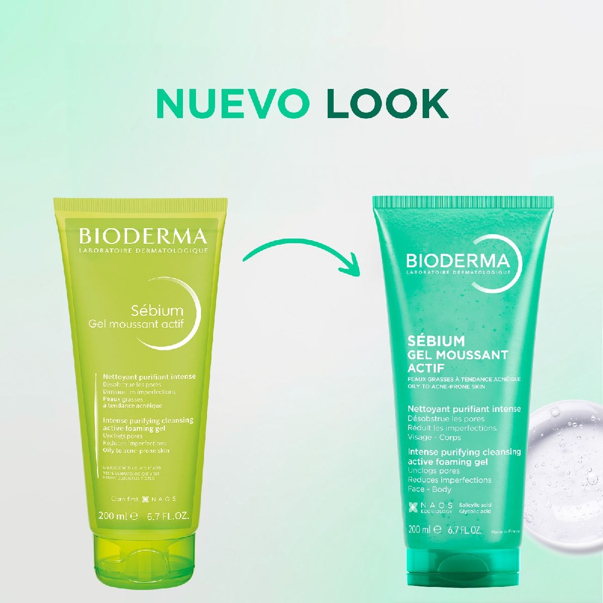 Gel moussant Actif - Composition