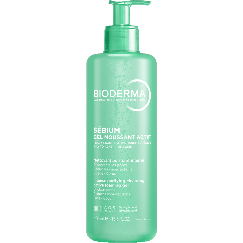 Gel moussant actif
