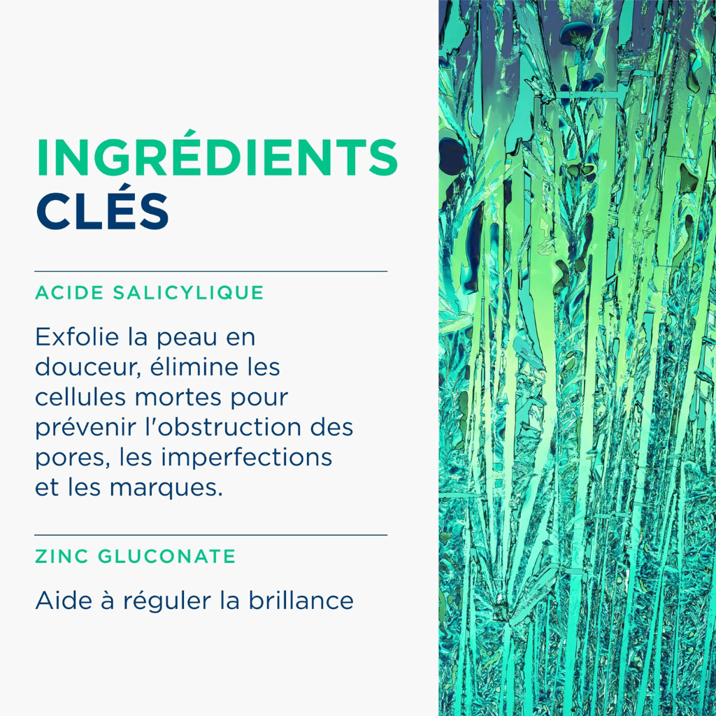 Gel moussant actif - Composition