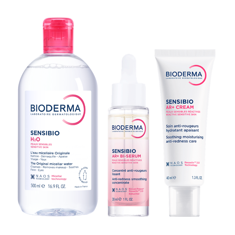 Sensitive skin prone to redness routine