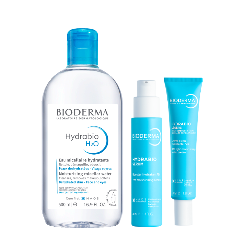 hydrabio dehydrated skin routine