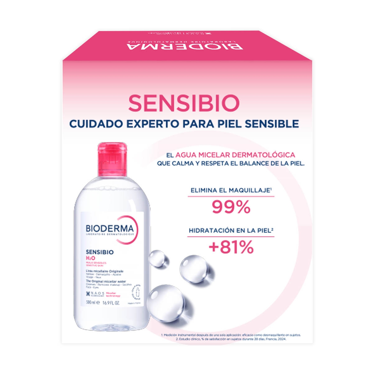 Limpieza para piel sensible - Texture, Ecobiological mode of action, Instruction for use, Proof of efficacy/Benefits/Still lives, Composition