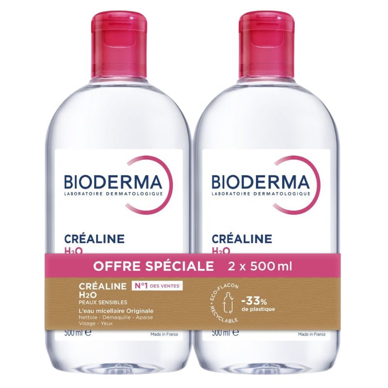 Créaline H20 Lot de 2 x 500ML