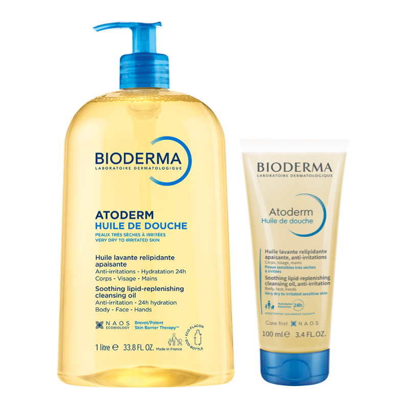 Shower Oil Home and Travel Set