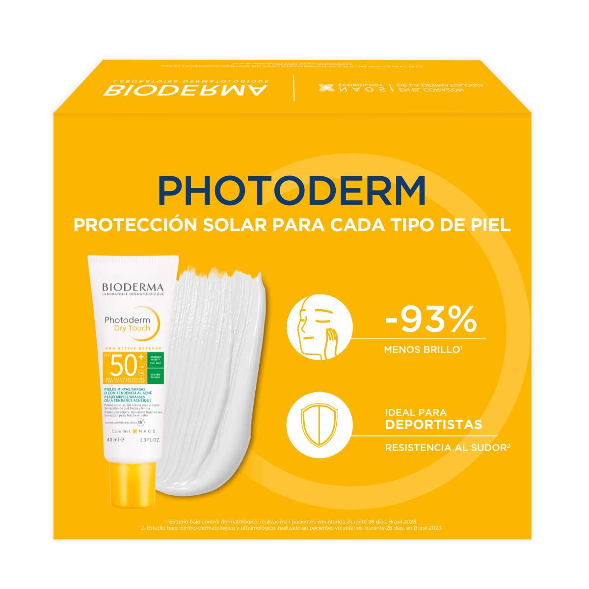 Protección solar para piel mixta a grasa